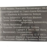Kazimierz Dolny tablica pamiątkowa 1863