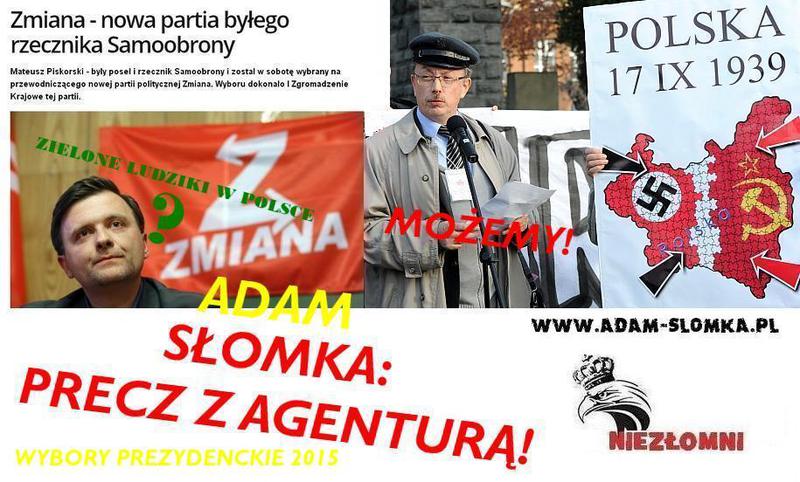 Baner KW Adama Słomki z 2015 r.