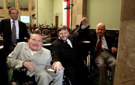 Trzej posłowie kalecy Plura, Libicki, Piechota